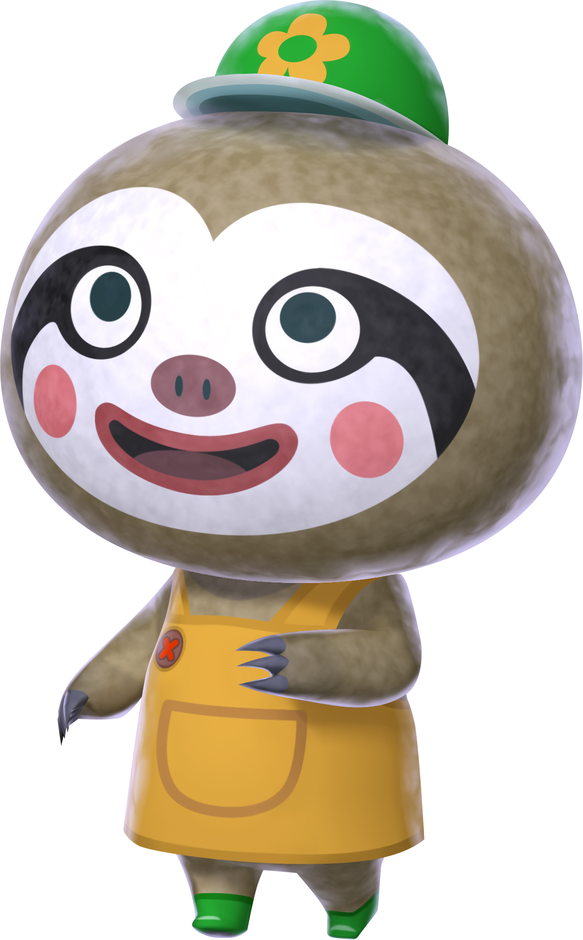 Animal Crossing Character Leif Sloppy Smile