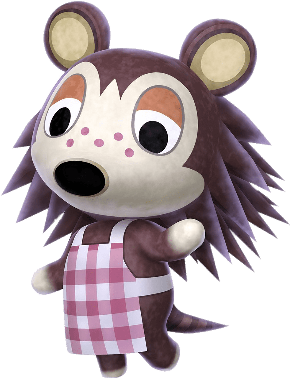 Animal Crossing Characterin Pink Checkered Dress