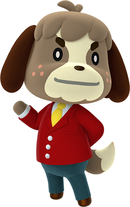 Animal Crossing Digby - Digby From Animal Crossing, HD Png Download PNG with transparent background