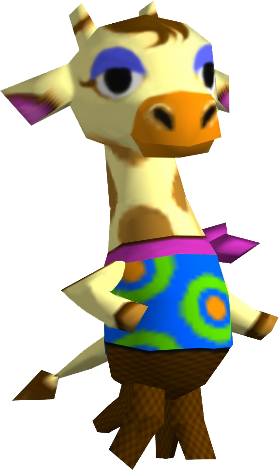 Animal Crossing Giraffe, HD Png Download PNG with transparent background