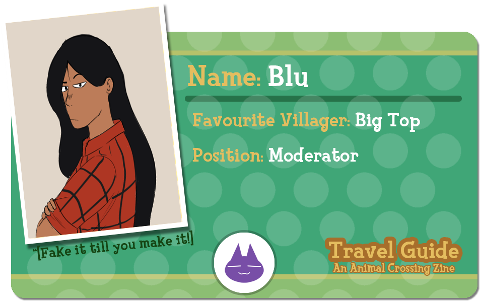 Animal Crossing Travel Guide Moderator Blu