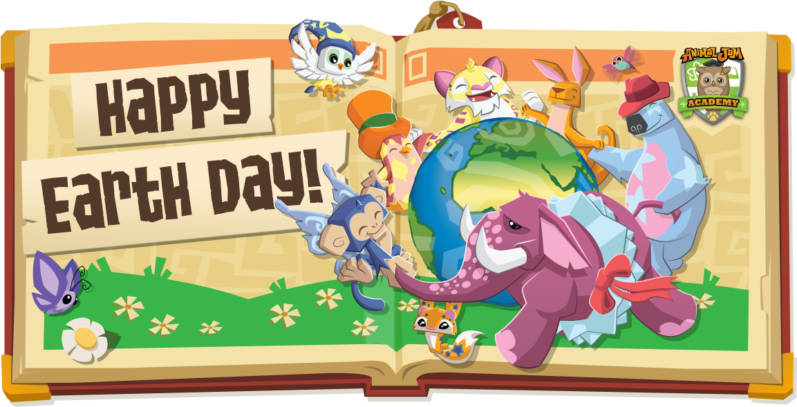 Animal_ Jam_ Happy_ Earth_ Day_ Celebration