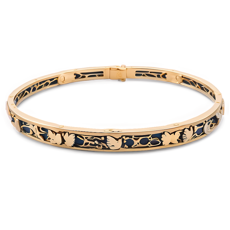 Animal Motif Gold Bracelet Png 06282024