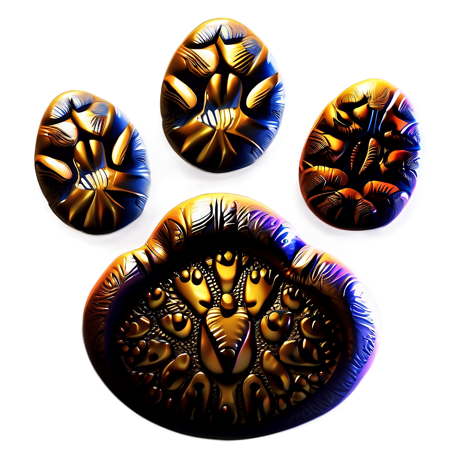 Animal Paw Print Clipart PNG 05042024 PNG with transparent background