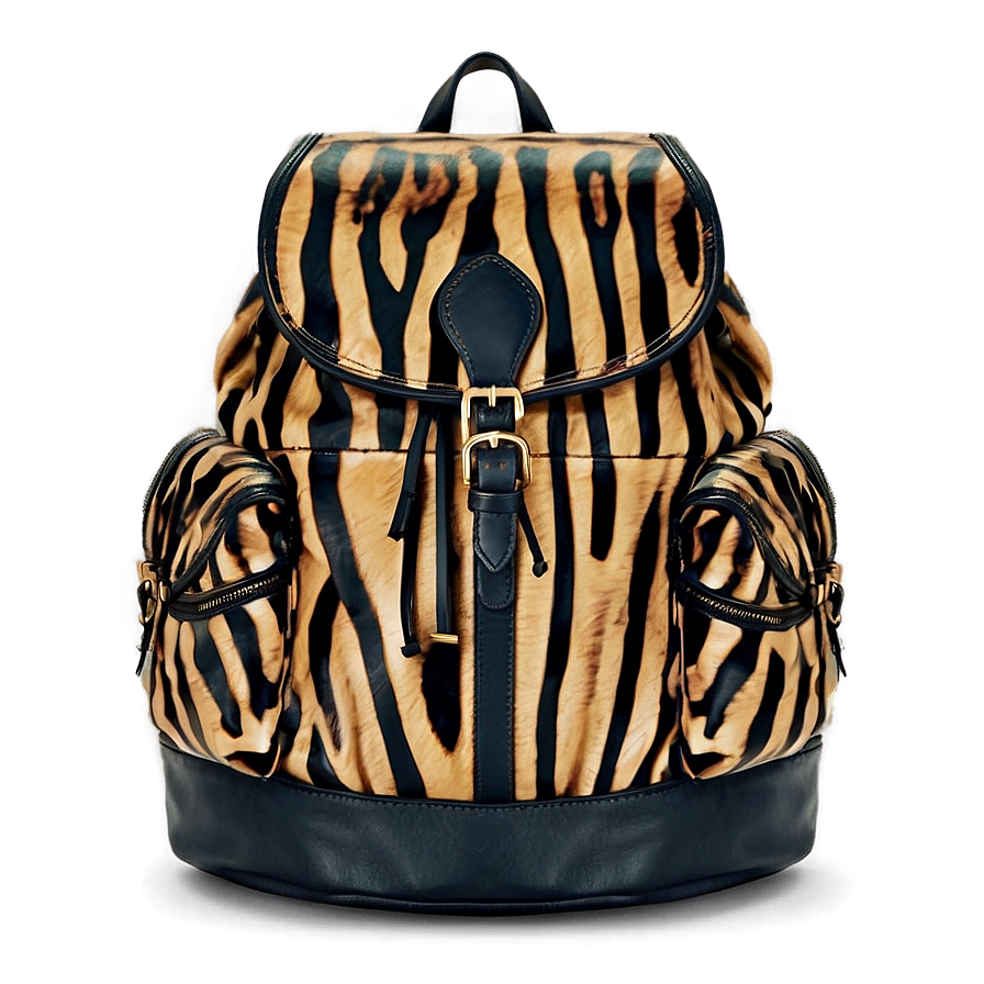 Animal Print Bookbag Png Rhw