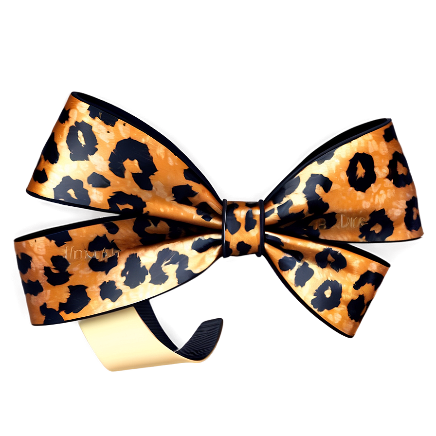 Animal Print Hair Clip Png 06132024