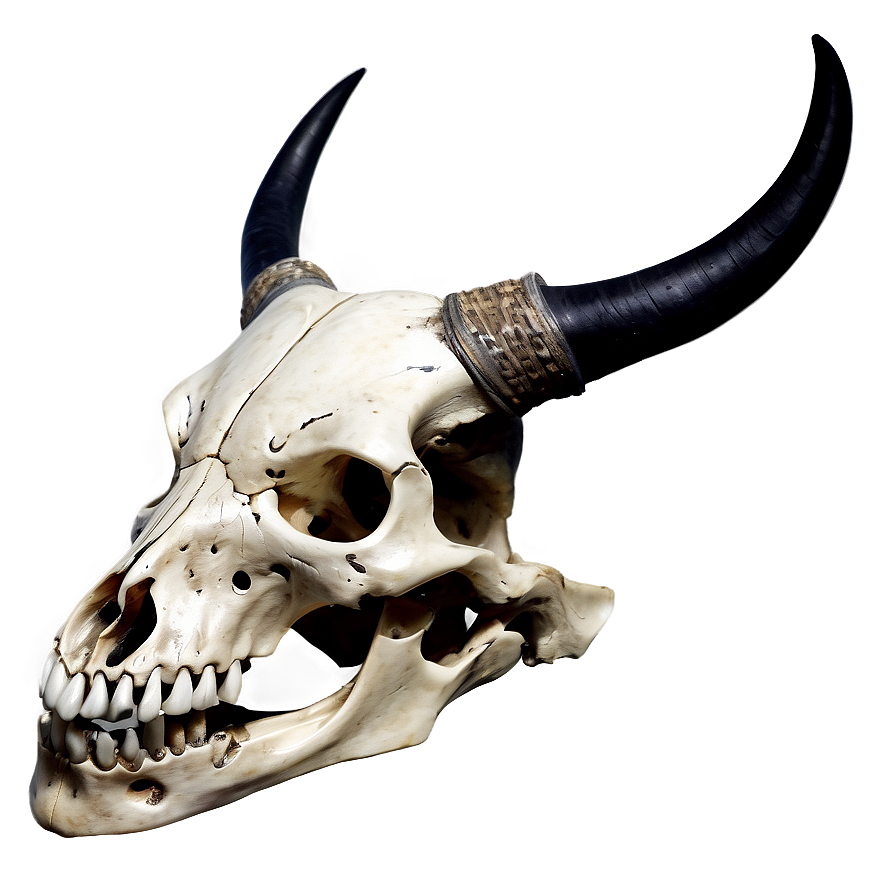 Animal Skull With Horns Png 38