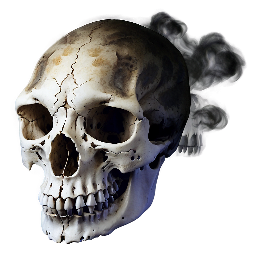 Animal Skull With Smoke Png Pbs