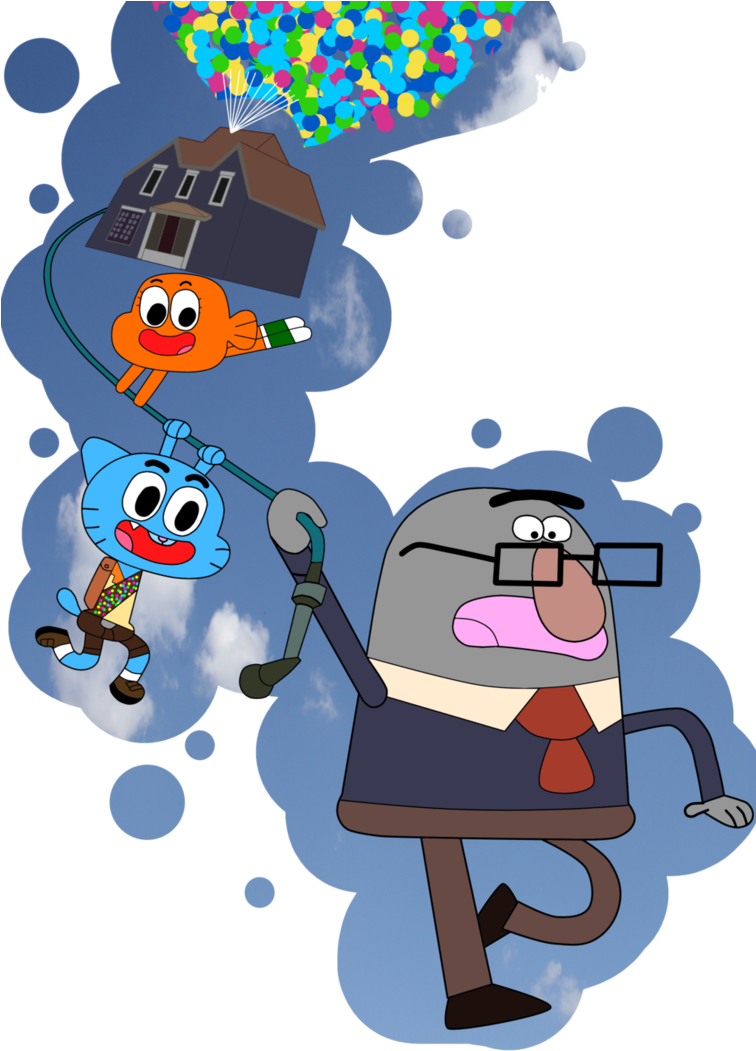 Amazing World Of Gumball Up, HD Png Download PNG with transparent background