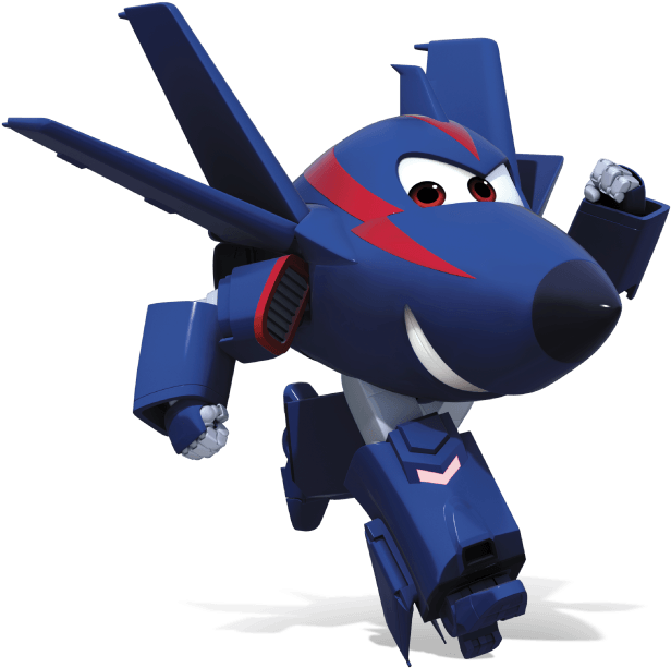 Animated Airplane Character