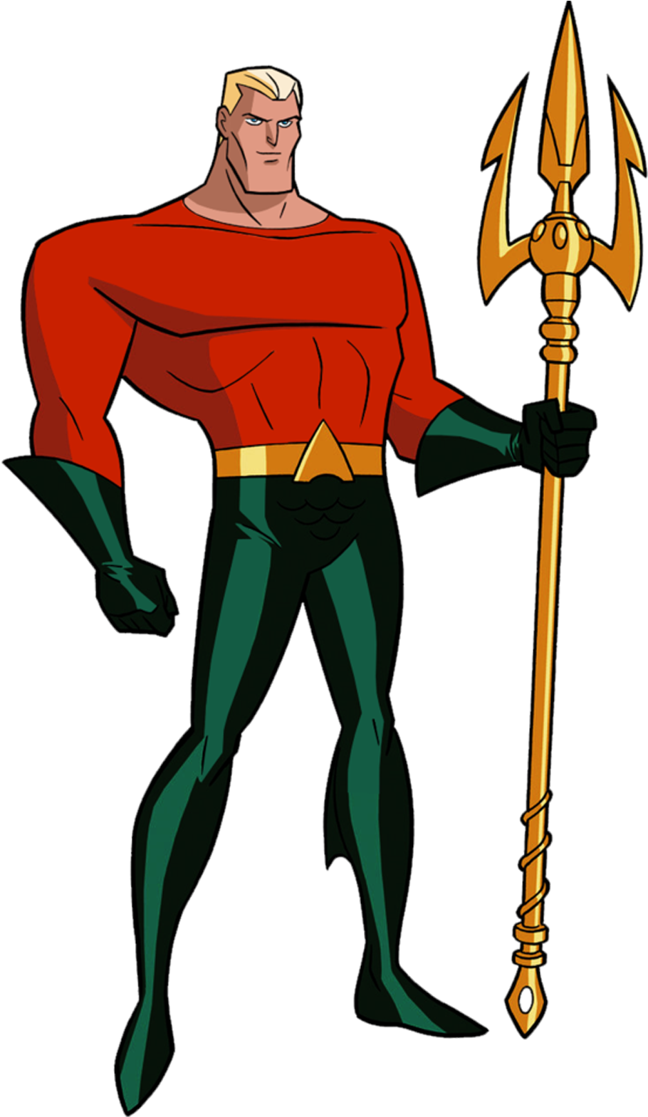 Clip Art Aquaman Cartoon - Justice League Aquaman Cartoon, HD Png Download PNG with transparent background