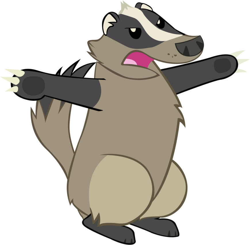 Animated Badger Character