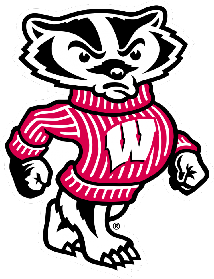 Animated Badger Mascot Graphic