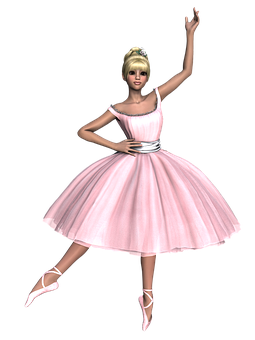 Animated Ballerina Pose