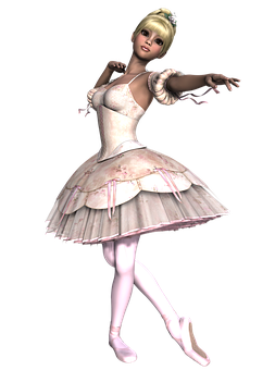 Animated Ballerina Pose