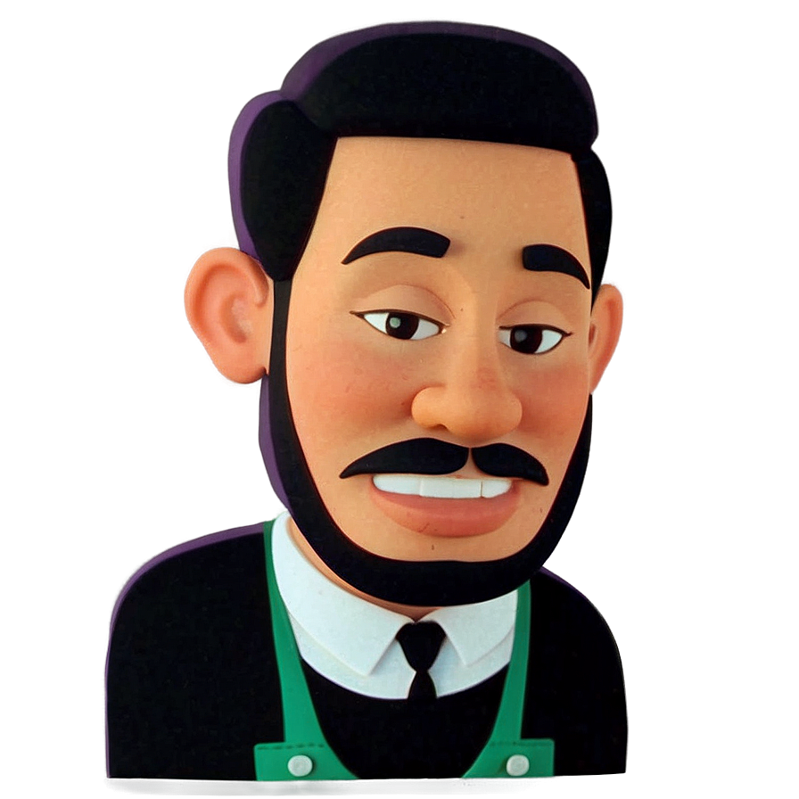 Animated Barista Character Png Udq69