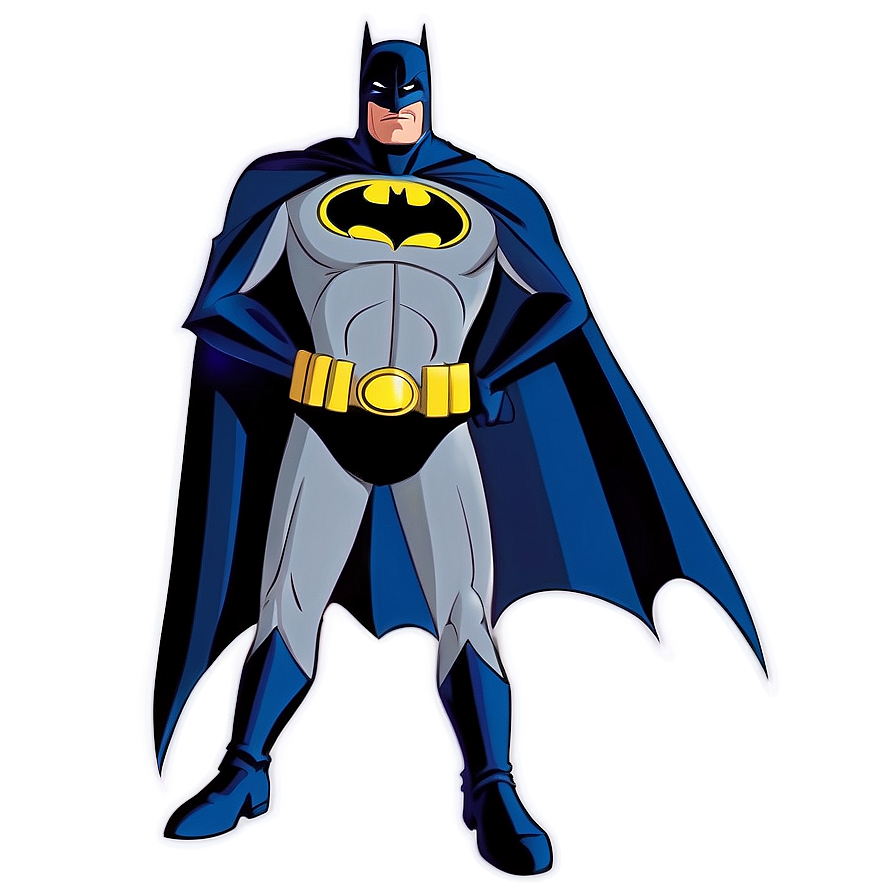 Animated Batman Cartoon PNG 05032024 PNG with transparent background