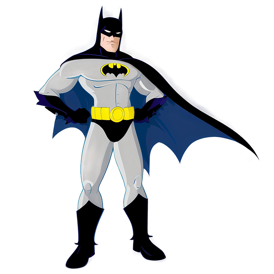 Animated Batman Cartoon PNG cmo PNG with transparent background