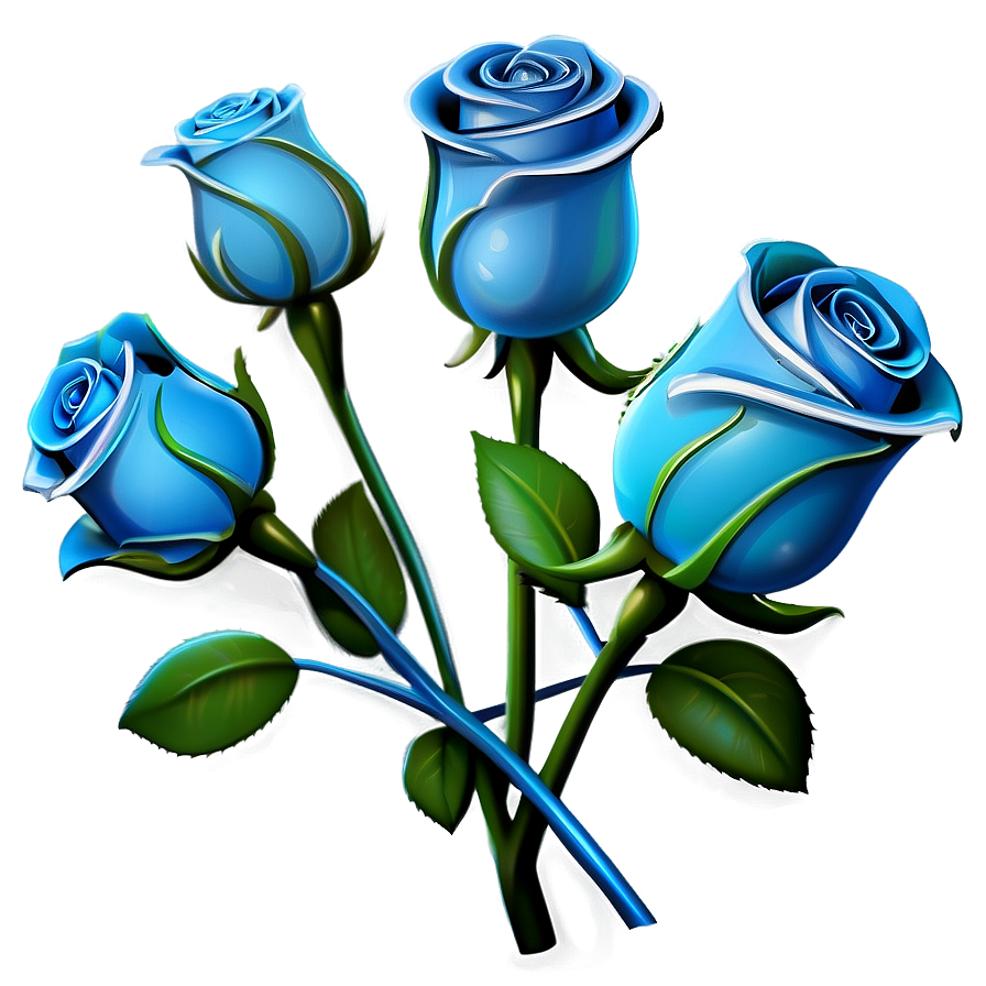 Animated Blue Rose Png Kpl96