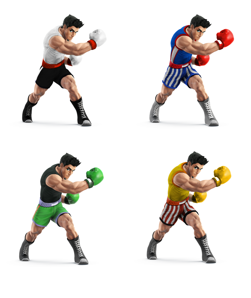 Animated Boxing Characters Poses