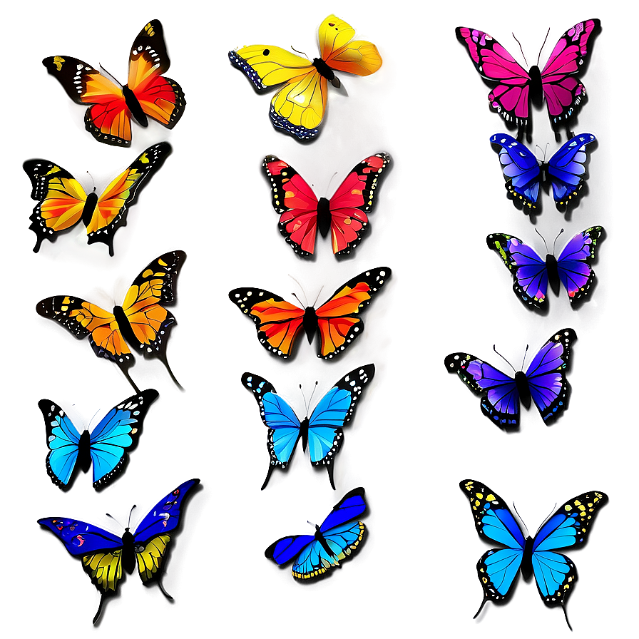 Animated Butterfly Flight Png Eqj