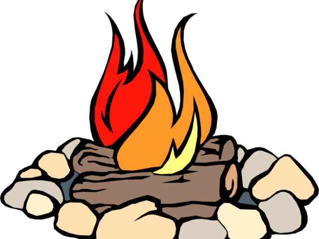 Animated Campfire Illustration