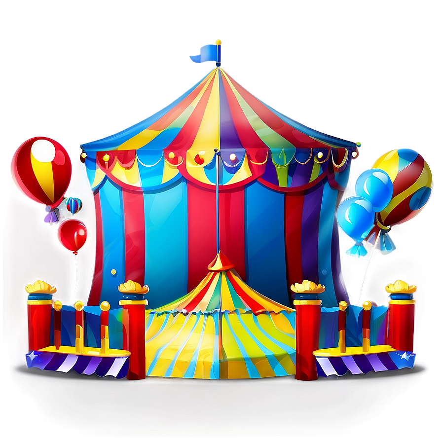 Animated Carnival Tent Scene Png 06282024