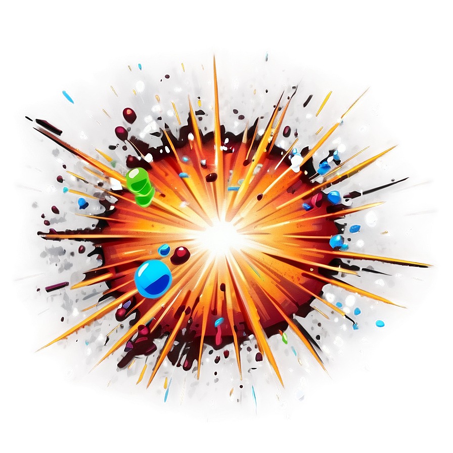 Animated Cartoon Explosion PNG 6 PNG image with a transparent background, free high-resolution download