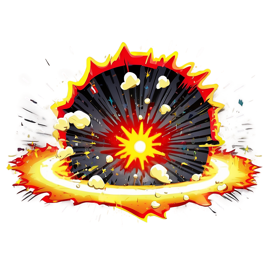 Animated Cartoon Explosion PNG eax PNG image with a transparent background, free high-resolution download