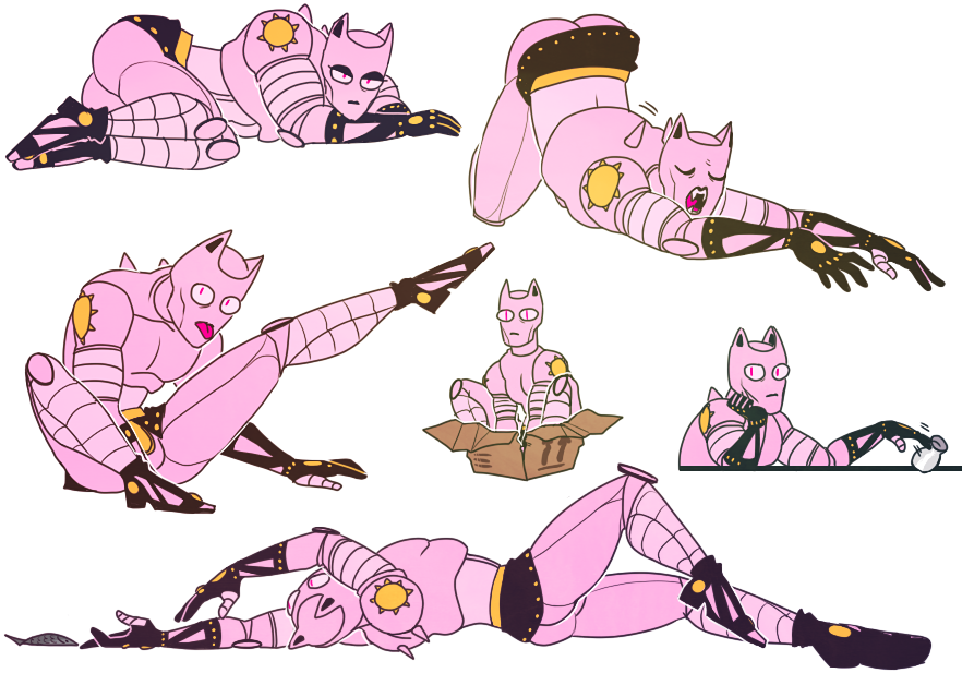 Animated Catlike Robot Poses