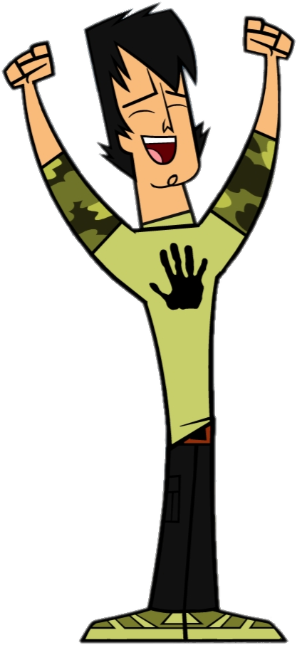 Total Drama Trent Happy - Total Drama Png, Transparent Png PNG with transparent background