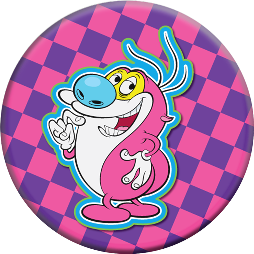 Stimpy Checker - Stimpy Checker Popsockets Grip PNG with transparent background