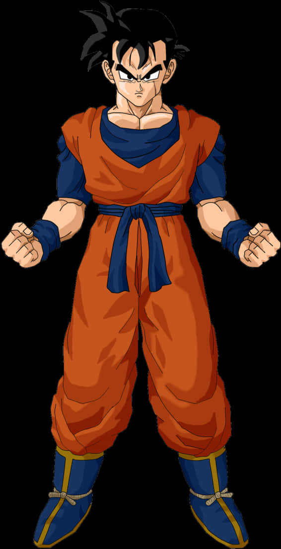 Animated_ Character_ Gohan_ Ready_for_ Battle