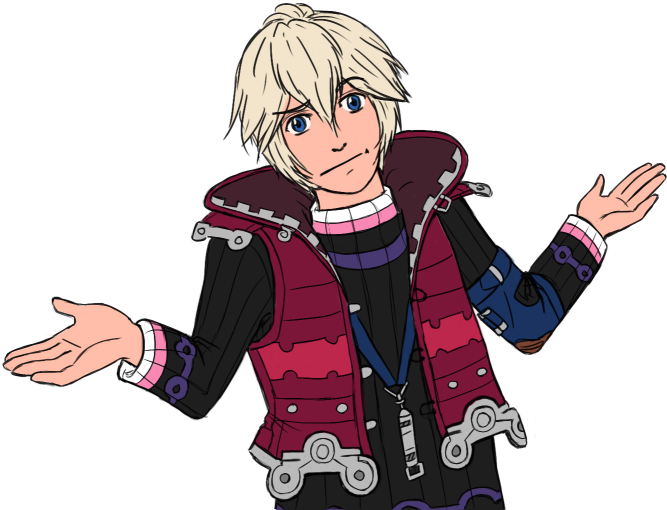 Fire Emblem Robin Emote - Shulk Don T Know, HD Png Download PNG with transparent background