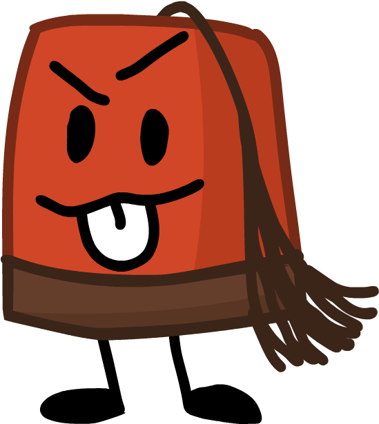 Animated Character Wearing Fez