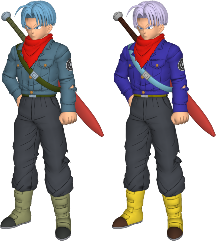Animated Character With Swordand Scarf PNG with transparent background