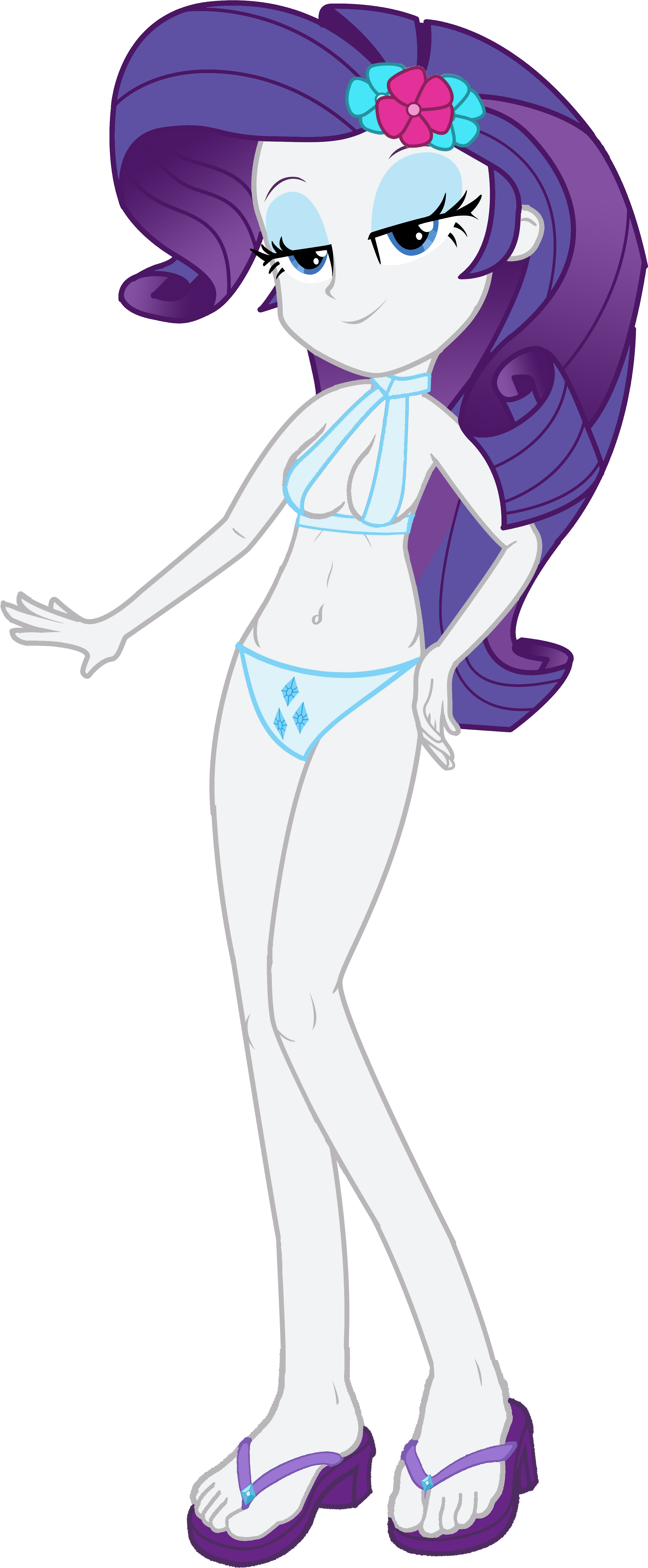 Absurd Res, Artist - My Little Pony Equestria Girls Bikini PNG image with a transparent background, free high-resolution download