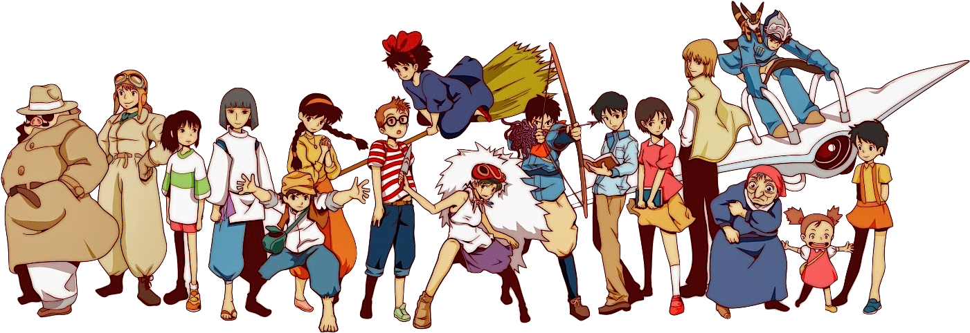 Studio Ghibli All Characters, HD Png Download PNG image with a transparent background, free high-resolution download