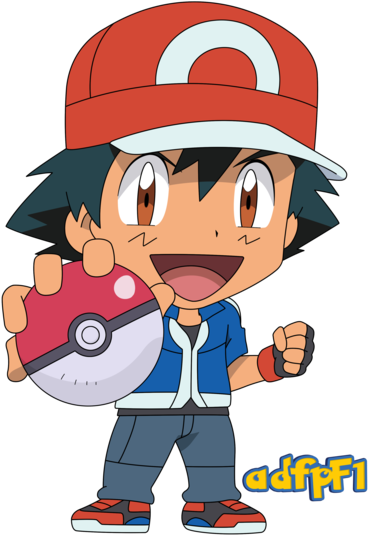 Animated Characterwith Pokeball