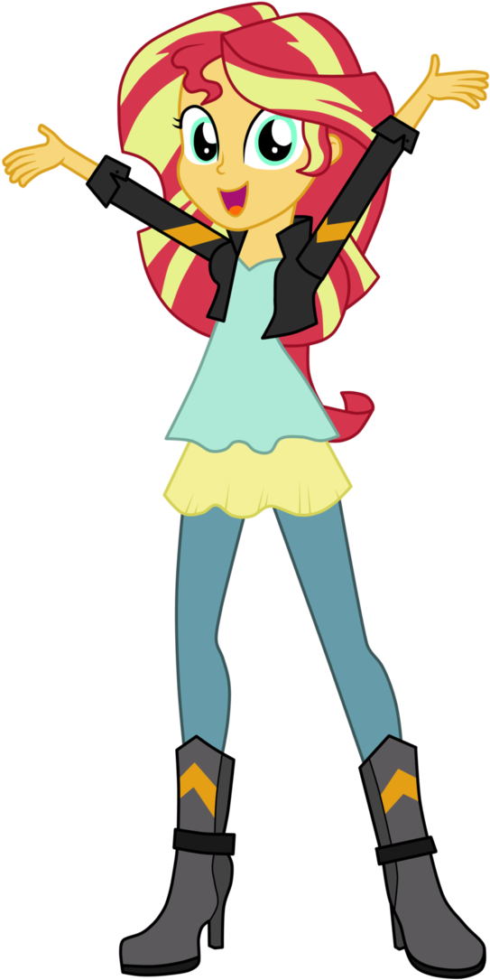 Friendship Through The Ages - Sunset Shimmer Eg Png, Transparent Png PNG with transparent background