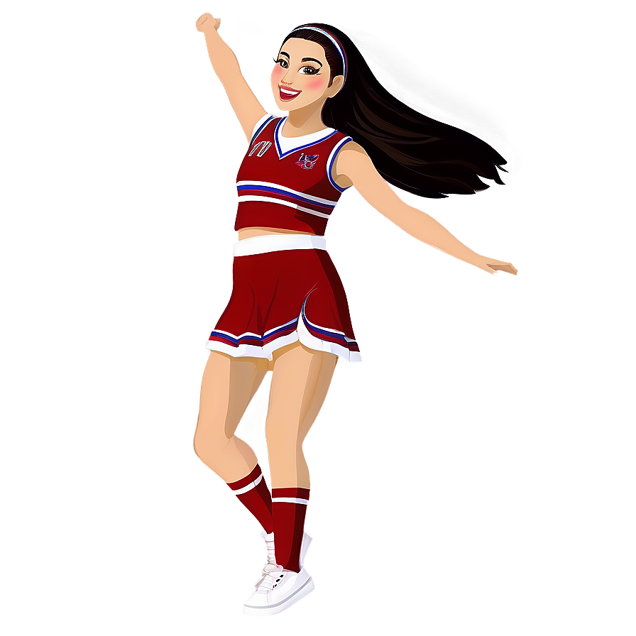 Animated Cheerleader Jump Png 13