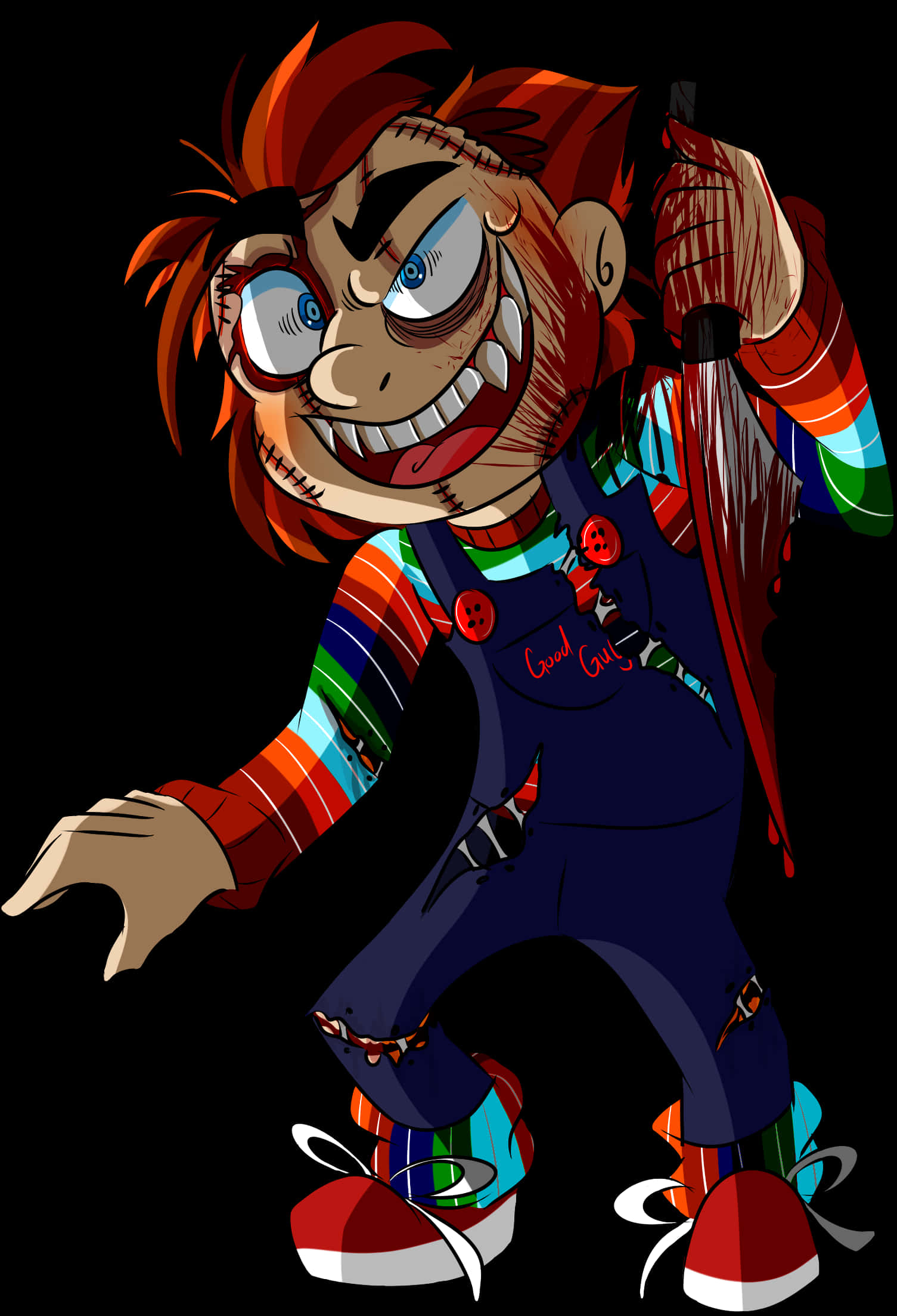 Animated Chucky Character Art