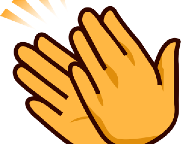 Animated Clapping Hands Illustration PNG with transparent background