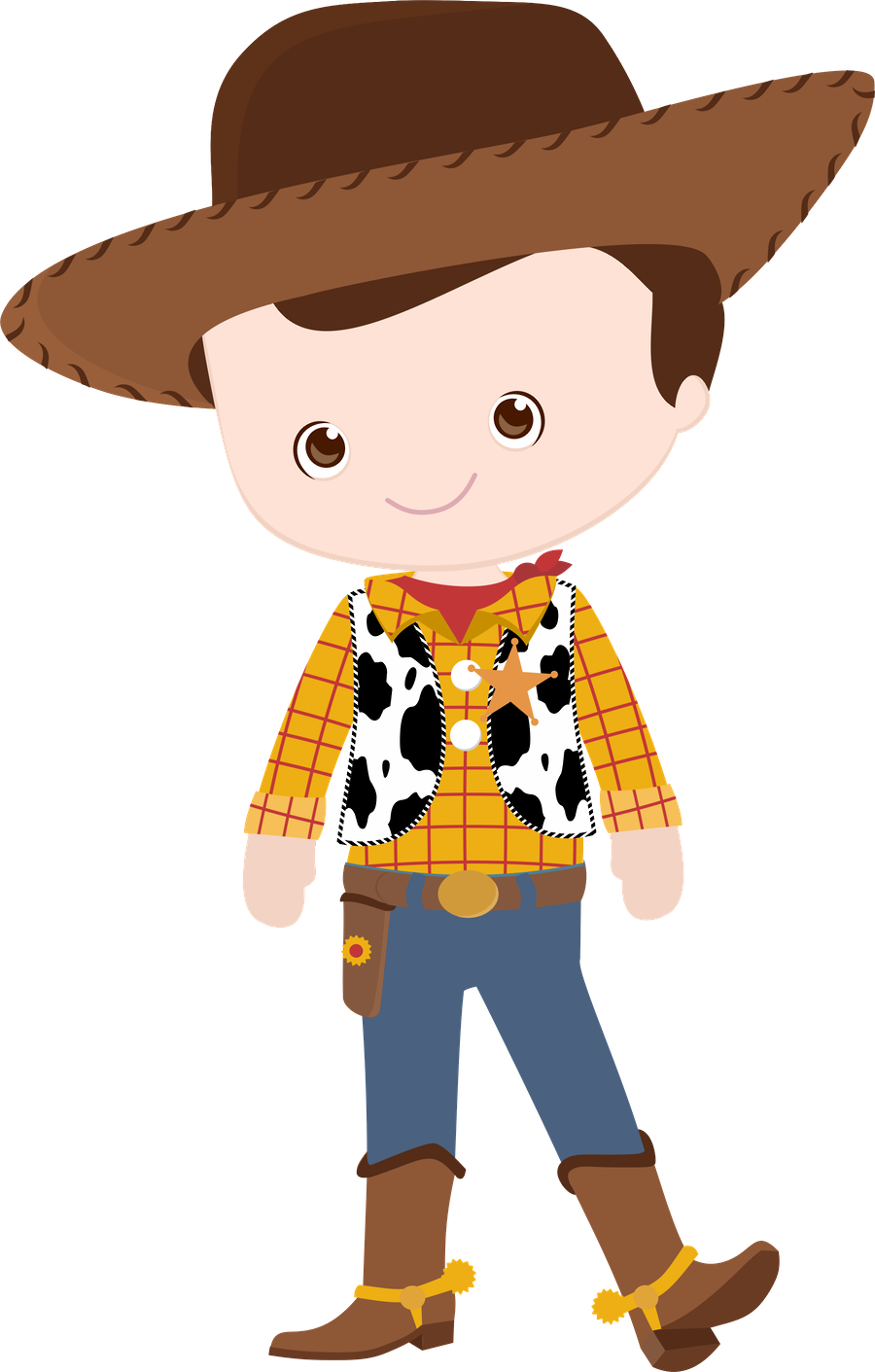 Animated Cowboy Character Illustration