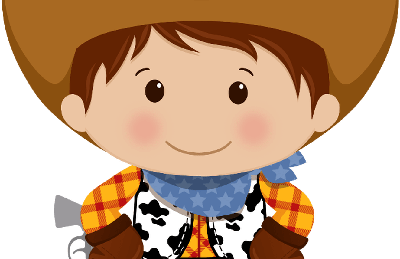 Animated Cowboy Character PNG with transparent background