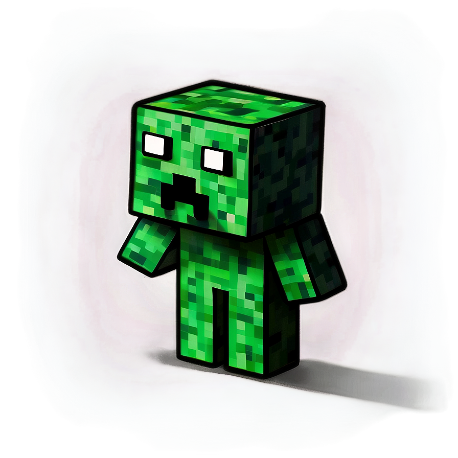 Animated Creeper Minecraft Png 93