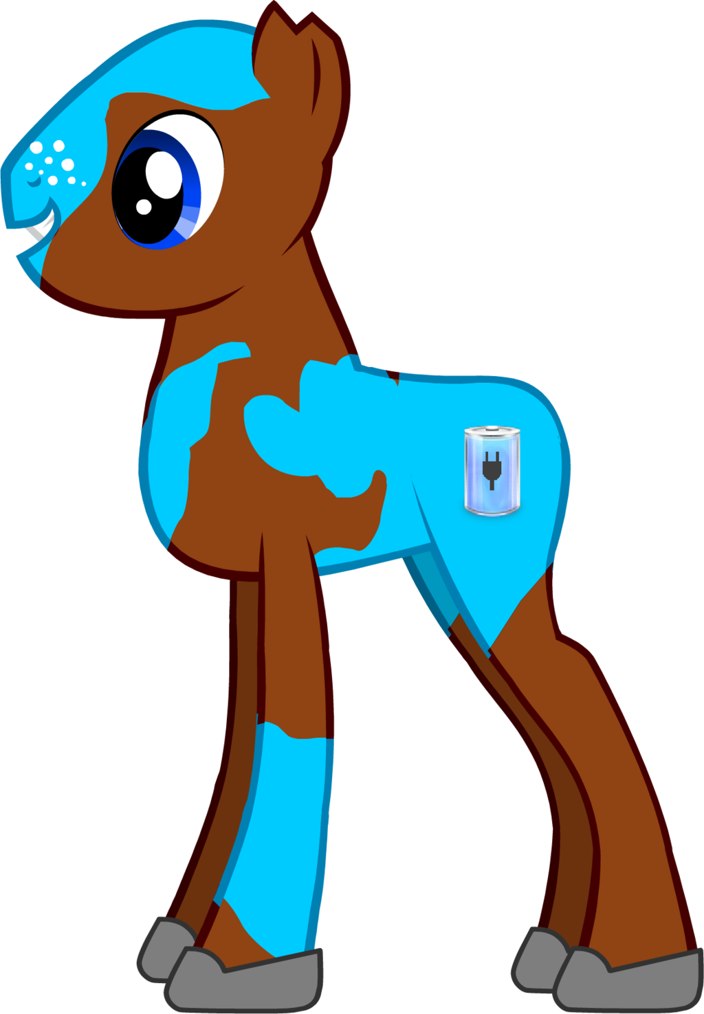 Animated Cyborg Pony Illustration.png