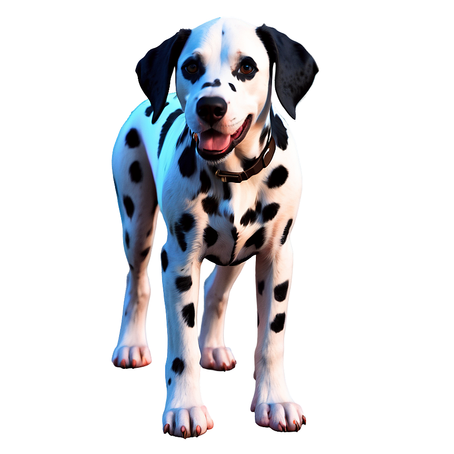 Animated Dalmatian Character Png 1