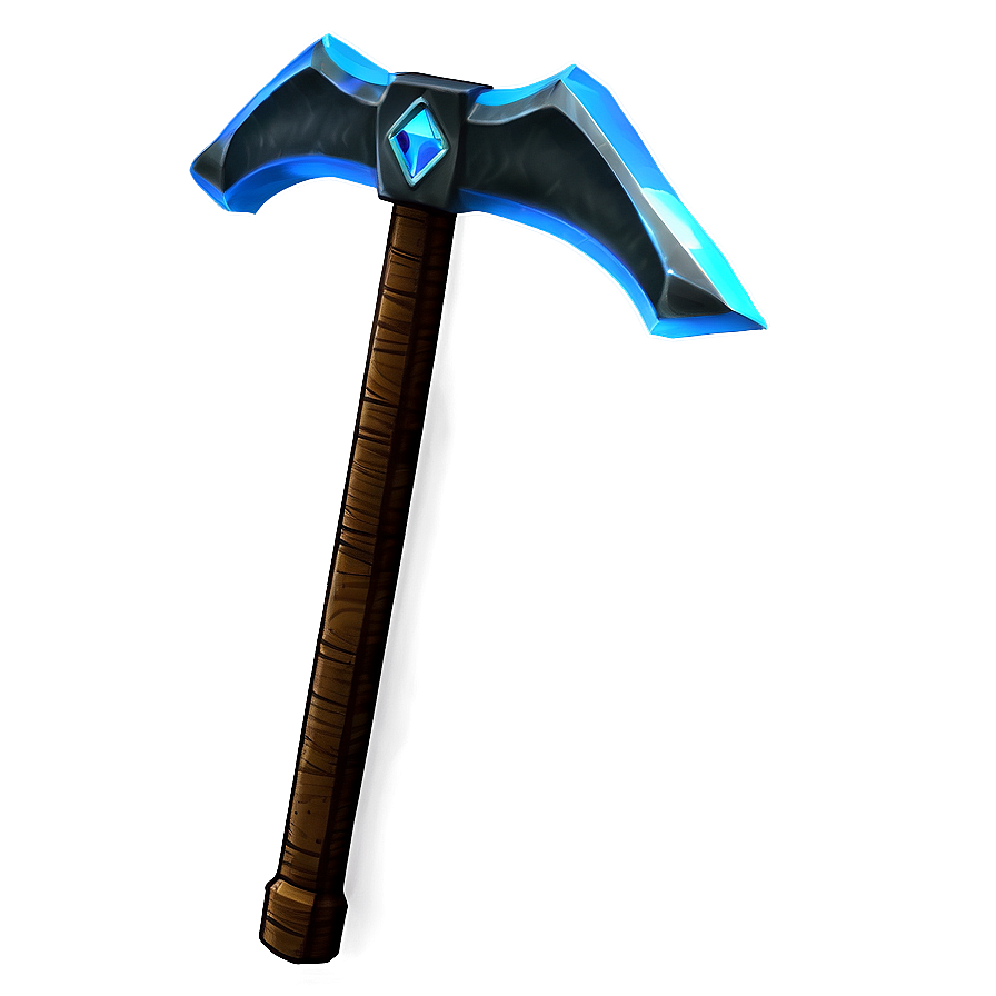 Animated Diamond Pickaxe Png 06122024