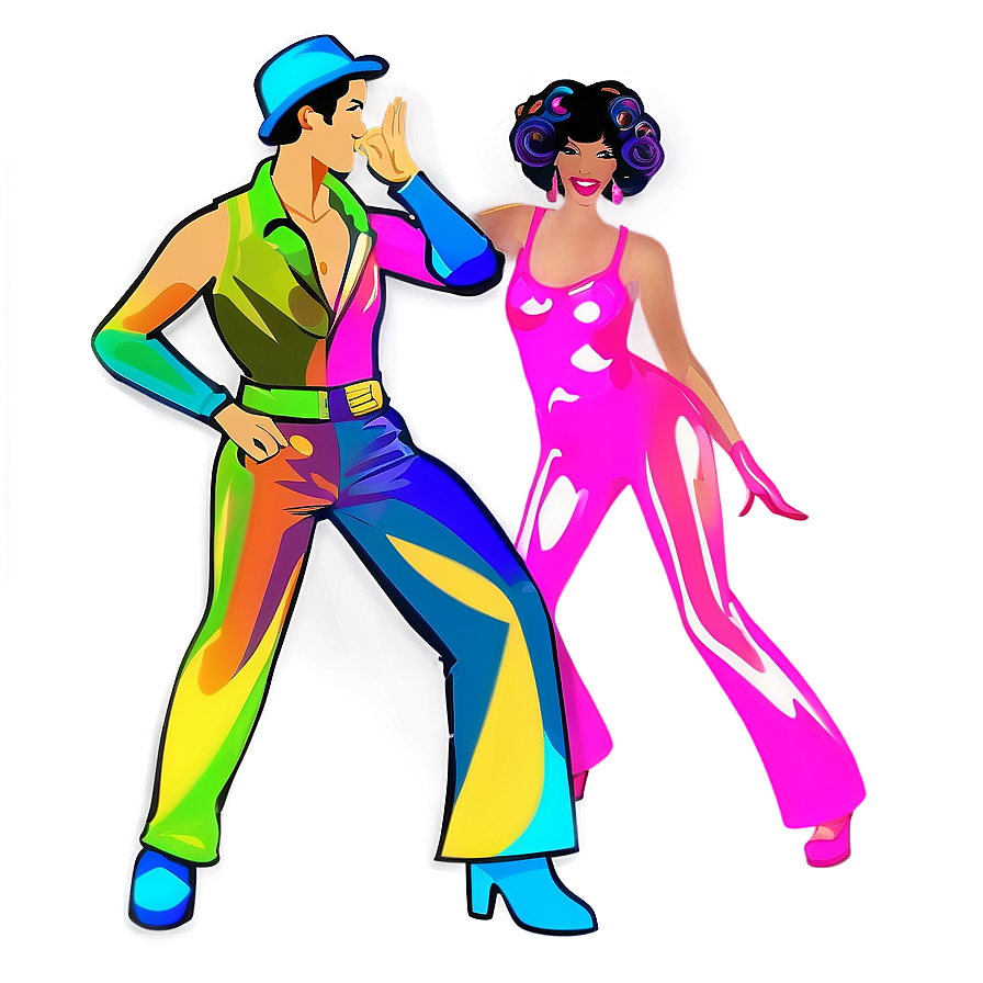 Animated Disco Dancers Png 34